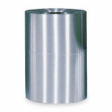 Rubbermaid Commercial Fire-Rstnt Trash Can,Rnd,55 gal.,Silver  FGAOT62SAPL