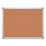 Mastervision Earth Cork Board,24 x 36,Aluminum CA031790