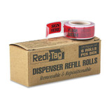 Redi-Tag Refill,Sign Here,6/Bx,Red,PK6 91002