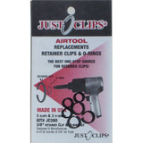 Just Clips Anvil Retainer Clip Refill Kit,3/8",12Ct 380-12