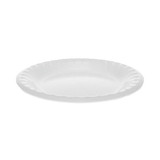 Pactiv Disposable Foam Plate,6 in,White,PK1000 0TK100060000
