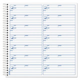 Tops Voice Mail Log Book,8.5x8-1/4 44165