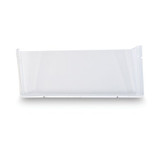 Deflecto Wall File,1 Pocket,Clear 64301