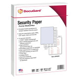 Docugard Security Paper,8.5x11,Blue,PK500 04543