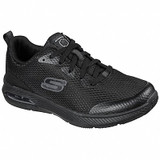 Skechers Athletic Shoe,M,10 1/2,Black,PR  77520 BLK SIZE 10H