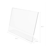 Deflecto Desk Sign Holder,Slanted,11X8.5" 66701