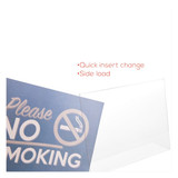 Deflecto Desk Sign Holder,Slanted,11X8.5" 66701