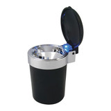 Roadpro Self-Extinguishing Ashtray,w/Blue Led RPVE-649LA