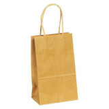 Partners Brand Paper Bag,5 1/4x3 1/4x8 3/8",PK250 BGS101K