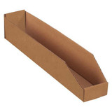 Partners Brand Bins,Open Top,4x24x4x1/2",PK50 BINMT424K