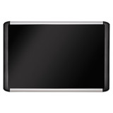 Mastervision Black Fabric Bulletin Board,36x48,Black MVI050301