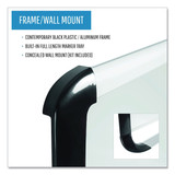 Mastervision Dry Erase Board,Gold Ultra,48x72",Black MVI270201