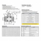 Apollo Valves Manual 2-Way Ball Valve,NPT,Bronze 70LF10510