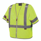 Pioneer Short Sleeve Vest with 2" Tape,Green V1023960U-2XL