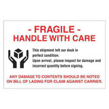 Tape Logic Label,FragileHWC,4x6" DL3191