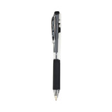 Pentel Retractable Gel Pen,0.7mm,Black Ink,PK24 K437ASW2