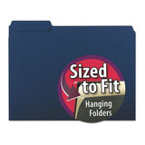 Smead Folders,Interior Folder,Navy,PK100 10279