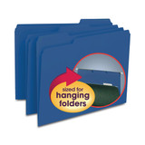 Smead Folders,Interior Folder,Navy,PK100 10279