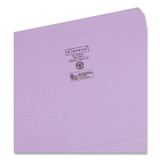 Smead Pressboard Folder,Lavender,PK100 12410