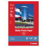 Canon Matte Photo Paper,4x6,45lb.,White,PK120 7981A014