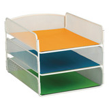 Safco Desk Tray Three Tiers 3271WH