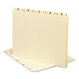 Smead Guide,Plain Tab,A Z,25 Set,Manila,PK25 50176