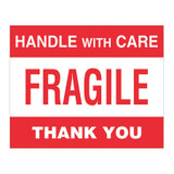 Tape Logic Label,Fragile Handle with Care,8x10" DL1637