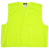 Mcr Safety Safety Vest,Hi-Viz Lime,2XL VMLBAX2
