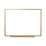 Universal One Dry Erase Board,Melamine,48x36,Oak UNV43618