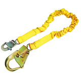 ShockWave2 Shock Absorbing Lanyard, 6 ft, Aluminum Swivel Snap Connection, 1 Leg