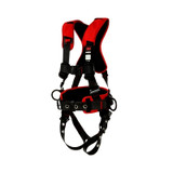 Protecta Construction Style Positioning Harness, Standard, D-Rings, Leg Buckles, 2X-Large, Pass-Through Chest Connection