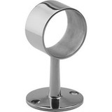 Lavi Industries Flush Center Post for 1.5"" Tubing Polished Stainless Steel
