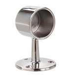 Lavi Industries Flush End Post for 1.5"" Tubing Polished Stainless Steel
