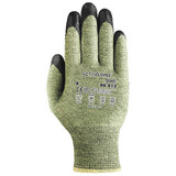 Ansell Cut Resistant Gloves,Green/Black,Sz 9,PR 80-813