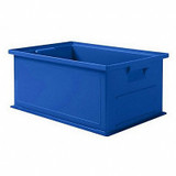 Ssi Schaefer Straight Wall Container,Blue,Solid,HDPE 1462.191308BL1