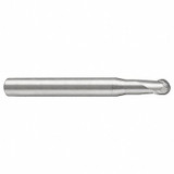 Micro 100 Ball End Mill,Single End,3.00mm,Carbide MMBM-030-15