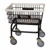 Royal Basket Trucks Laundry Cart,3.4 cu ft,No Hanger G27-BKX-W0A-5UNN