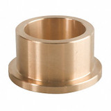 Bunting Bearings Flanged Sleeve Bearing,40 mm Bore,Bronze CFM040050030