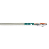 Genspeed Data Cable,Cat 5e,24 AWG,1000ft,White 2133774E
