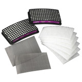Adflo High Efficiency Starter Kits, (2)Filters;(6)Prefilters;(2)Spark Arrestors