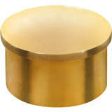 Lavi Industries End Cap Flush for 1.5"" Tubing Polished Brass