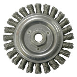 Roughneck Stringer Bead Wheel, 6 in D x 3/16 W, .02 Stainless Steel, 12,500 rpm