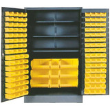 Durham Mfg Bin Cabinet,78"x48"x24",Gray,137YlwBns JC-137-3S-95
