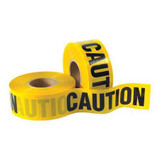 Partners Brand Barricade Tape,"Caution" 3x1000ft,PK4 T968CCC