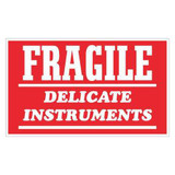 Tape Logic Label,FragileDelicate Instruments,3x4" SCL504R