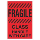 Tape Logic Label,Fragile Glass HWC,4x6" DL1188