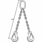 Pewag Chain Sling,9/32 in Size,G120,5 ft L,DOS 7G120DOS/5