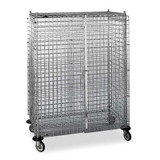 Metro Wire Security Cart,900 lb.,48 In. L 3W571