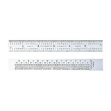 Steel Rule With Decimal Equivalents, 6 in, Steel