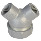 Appleton Electric Capped Elbow,Aluminium,Trade Size 1/2in ELBY-50A